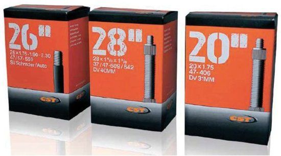 CST Binnenband Fiets - Hollands Ventiel - 40 mm - 27/28 x 1 1/4