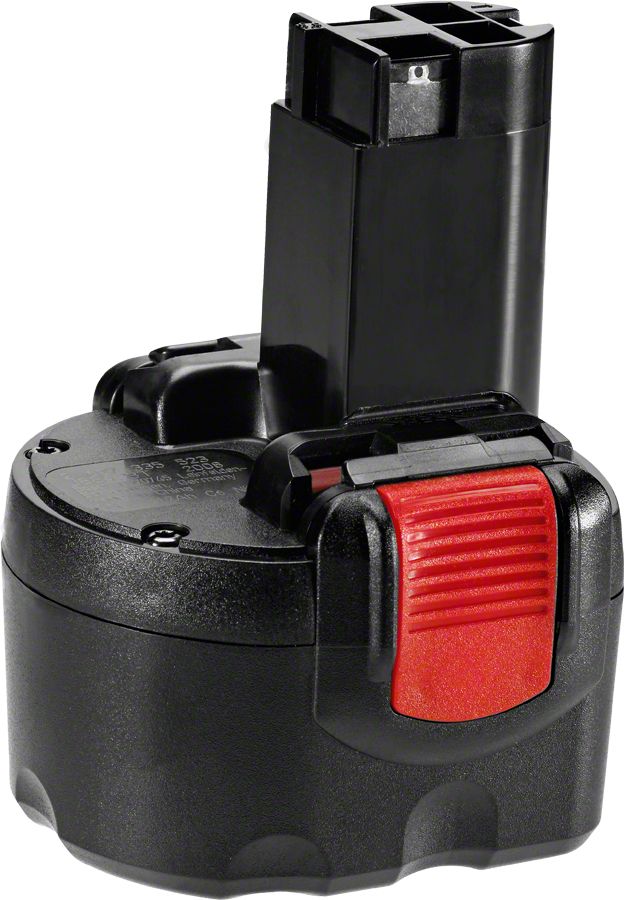 Bosch 2 607 335 682 Batterij/Accu Nikkel-Metaalhydride (NiMH) 2,6 Ah 9,6 V Zwart, Rood