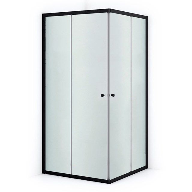 Maxaro Douchecabine Ruby Allure Matglas 80x80cm Vierkant met Schuifdeuren