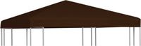 vidaXL Prieeldak 310 g/m² 3x3 m bruin