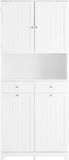 SoBuy BZR215-W Armoire de salle de bain - Blanc