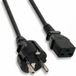Allteq Schuko naar C19 apparaatsnoer - 3 meter - Zwart