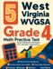 5 Effortless Math Education 5 West Virginia WVGSA Grade 4 Math Practice Tests