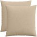 vidaXL - Kussensloop - 2 pcs - HEERLEN - Taupe - 60 x 60 cm - corduroy