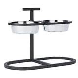 Nobby CALME Verstelbaar voederstation met 2 voerbakken, 59 x 30 x 43 cm, 2 x ca. 2800 ml