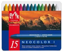 Caran d'Ache Waskrijt neocolor-i 15stuks assorti