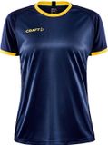 Craft Progress 2.0 Graphic Shirt Korte Mouw Dames - Marine / Geel | Maat: XL