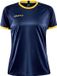 Craft Progress 2.0 Graphic Shirt Korte Mouw Dames - Marine / Geel | Maat: XL