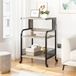 StarTech Drukkerstandaard Red 3-Tier Rolling Printer Stand with Outlet