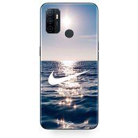 Nike Etui Oppo A32 logo wit zee zon Maniacase
