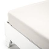 Caleffi Jersey hoeslaken, jersey, crème, dubbel bed, 59030