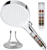 Unyqoos® Geavanceerde douchekop met filter en zes straalsoorten voor een luxe douche-ervaring
