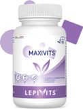 LEPIVITS MaxiVits | 90 plantaardige capsules | Vitaminen en mineralen voor mannen en vrouwen | Gemaakt in België