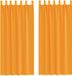 VidaXL Gordijnen met lus 2 st 140x225 cm oranje