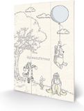 Disney Classics Houten Wandbord Winnie de Poeh 29,5 x 20 cm