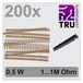 TRU COMPONENTS TC-12888484 T22P104 Assortiment de résistances à couche métallique – Axial câblé – 0,5 W – 5 % – 200 pièce(s)