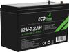 EcoLine - AGM 12V 7.2AH - 7200mAh VRLA Batterie