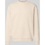 SELECTED Pull ajusté 100% Coton 'TOM' beige
