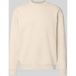 SELECTED Pull ajusté 100% Coton 'TOM' beige