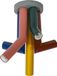 LEDVANCE Decor Straw Ceiling 5XE27 Meerkleurig