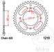 JT-Tandwielen Jt Sprockets 428 Jtr1219.42 Steel Achtertandwiel Zilver 42t