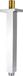 Deante Cascada Douchearm 25cm Chroom - Plafondmontage