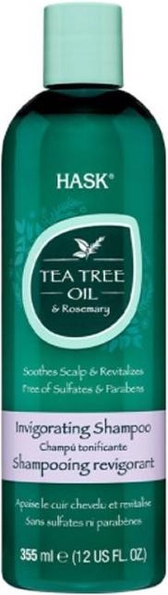 Hask Tea Tree & Rosemary Invigorating Shampoo 355 Ml