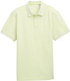 Tom Tailor Piqué polo met stretch Maat M lime green two tone pique