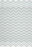 Safavieh Dhurrie Collectie Vloerkleed, DHU646, Blauw & Wit, 152 x 244 cm