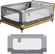 Tulano Cover 44 - Veilig Baby Bedhekje - Uitvalbeschermer Uitvalbeveiliging - 140cm - Grijs