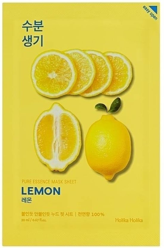 Holika Holika - Pure Essence Mask Sheet Lemon