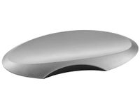 HAN DELTA zilveren opbergbak, pennenbakje, antislip plastic