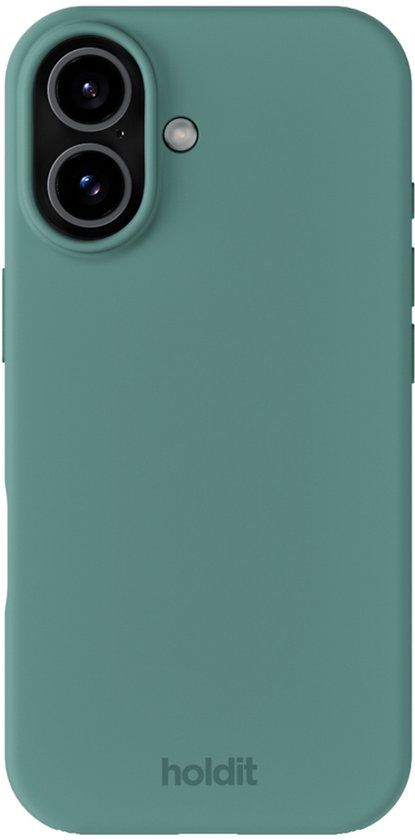 Holdit Silicone Case geschikt voor Apple iPhone 17 - Moss Green