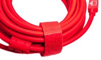 IQwire Tethering Cable USB C - USB C Right Angle 5m - Red
