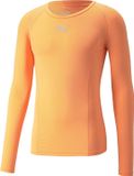 Puma Liga Baselayer Shirt Lange Mouw Heren - Fluo Oranje | Maat: XXL