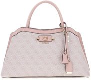 GUESS Lindsey Girlfriend Satchel Orchid Logo oud roze Schoudertas