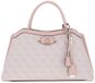 GUESS Lindsey Girlfriend Satchel Orchid Logo oud roze Schoudertas