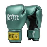 BENLEE Rodney Bokshandschoenen van imitatieleer, Unisex, Volwassenen, Beginner, Boksen, Metallic groen/zwart