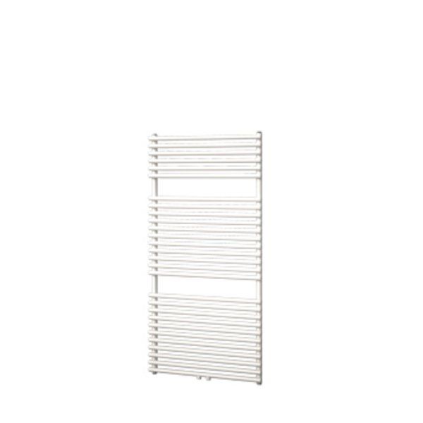 Plieger Florian Nxt designradiator enkel horizontaal met middenaansluiting 1216x500mm 646W wit 7255395