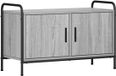 vidaXL Tv-meubel 79,5 x 33 x 50 cm Grijs Sonoma Bewerkt hout