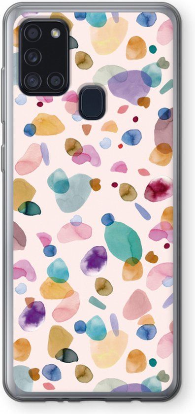 Case Company® - Samsung Galaxy A21s Case - Terrazzo Memphis - Soft Cover