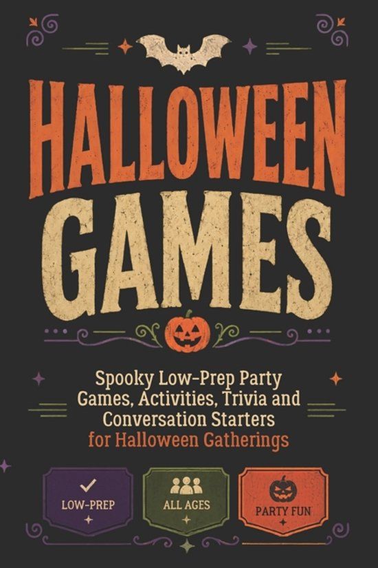 Halloween Libri GmbH Halloween Games: Spooky Low-Prep Party Games, Activities, Trivia and Conversation Starters for Halloween Gatherings