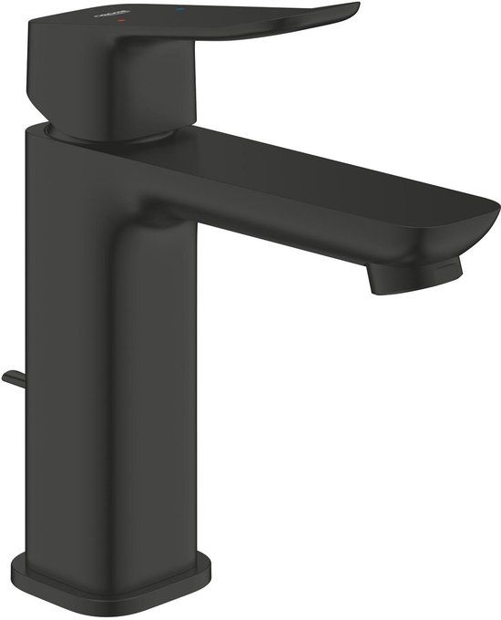 GROHE Dice Wastafelmengkraan - M-Size - Waterbesparend - Inclusief Pop-Up Waste - Matte Black