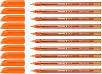 Schneider Vizz balpen (voor gemakkelijk en snel schrijven, schrijfkleur: oranje, lijnbreedte M) 10 stuks