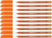 Schneider Vizz balpen (voor gemakkelijk en snel schrijven, schrijfkleur: oranje, lijnbreedte M) 10 stuks