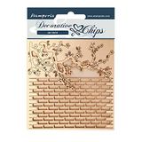 Stamperia International Decoratieve Chips-Alice Muur, Diverse, 9,5 x 9,5 cm