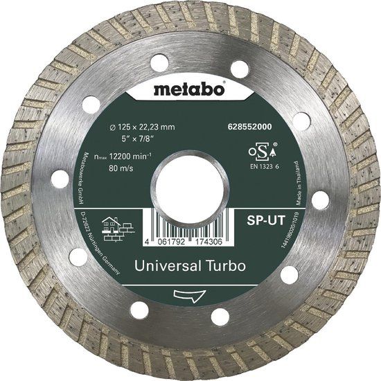 Metabo accessoires Metabo Diamantzaagblad SP-UT, 125 x 22,23 mm