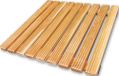 CASTELMERLINO 17 doucheplank van larikshout, 49 x 49 cm, voor douchebakken 70 x 70 cm