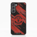 Manchester United Coque de Téléphone 3D Officielle – Design Abstrait Rouge et Noir