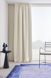 JOTEX Shadow Verduisteringsgordijn met multifunctionele band (1 stuk), gebroken wit, crèmekleurig, 140 x 300 cm